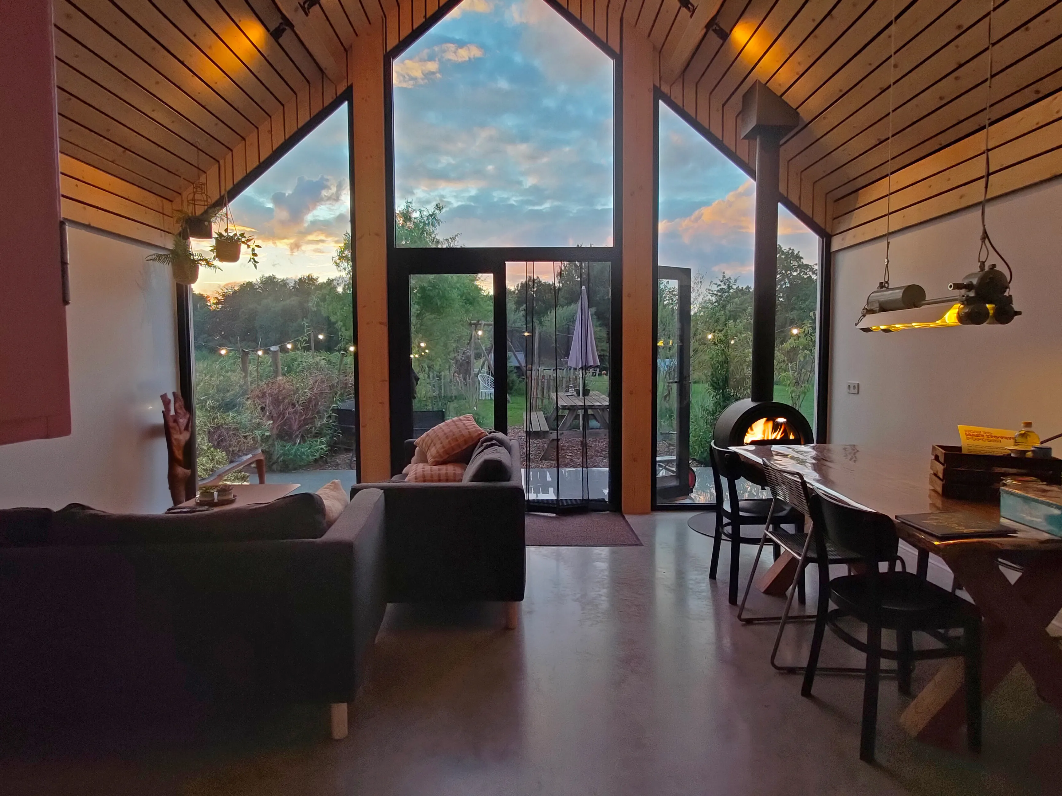 Wooden bedroom