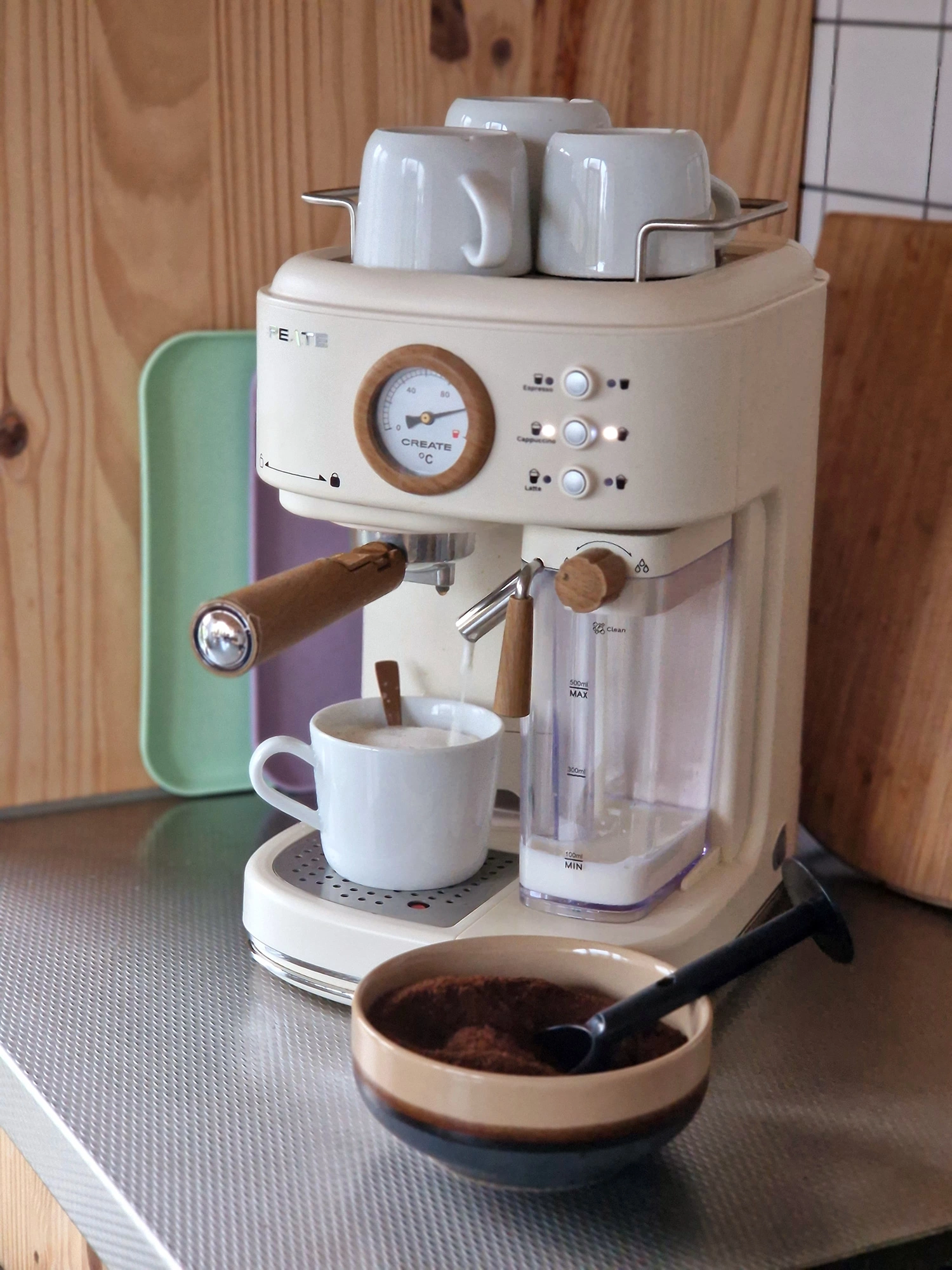 Detail coffee machine